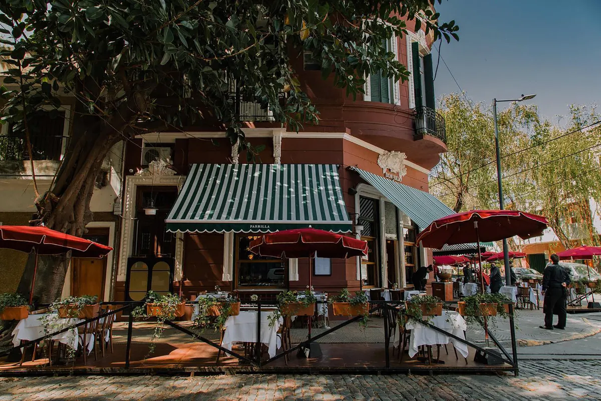 Table argentine dans l'ambiance de Buenos Aires